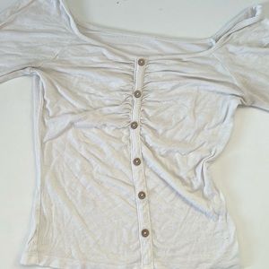 Off the shoulder long sleeve